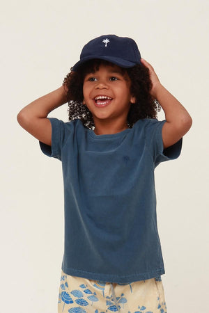 T-Shirt Azul Bordada - Coleção Petit Enfant