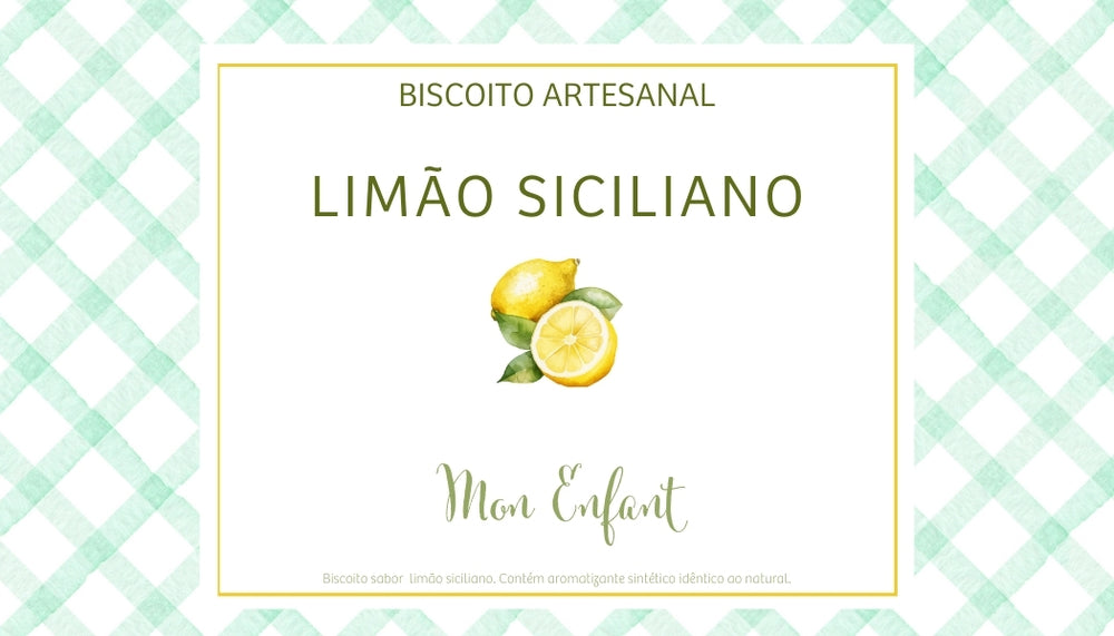 Biscoito de Limão Siciliano -  Le Café Et L´amour