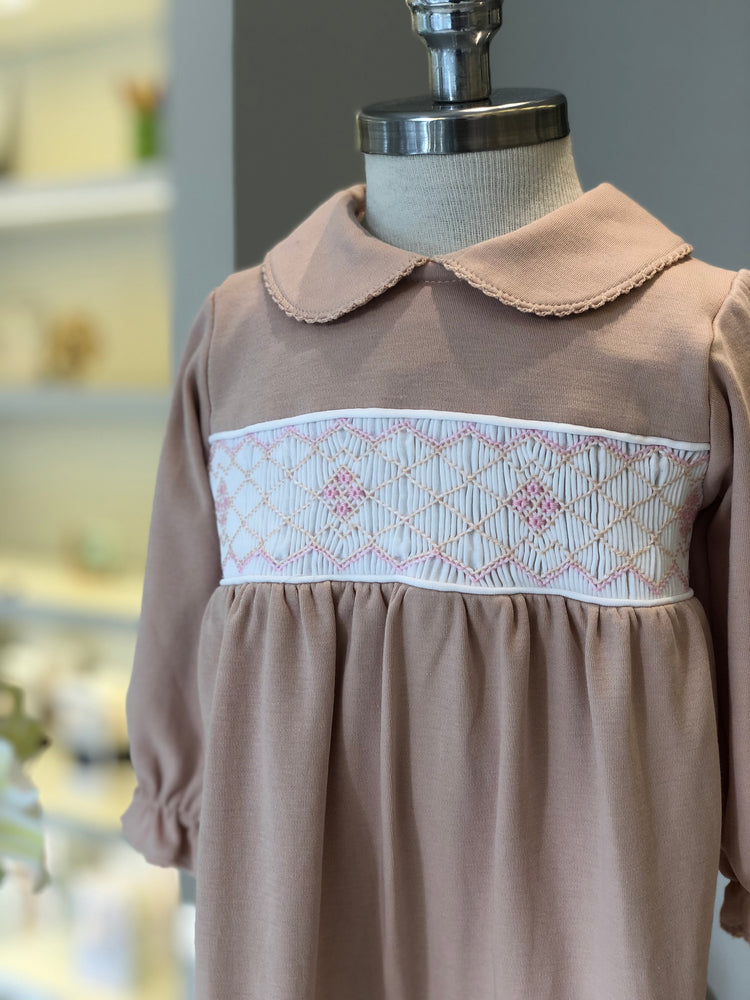 Macacão s/ Pés  Smock 4 Pontos Nina - Jouer 100% Pima Peruano (Cópia)