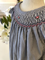 Vestido Listras Bleu & Blanc Elegance