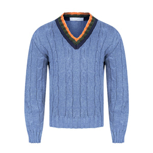 Suéter Bleu em Tricot Petit Homme Coleção Enchanté