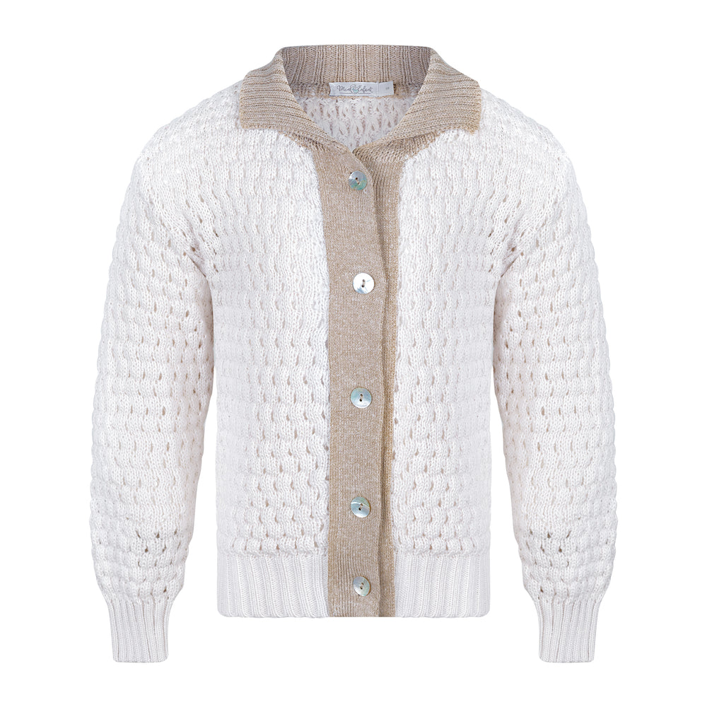 Cardigan Blun Clair em Tricot Petit Dame Coleção Enchanté