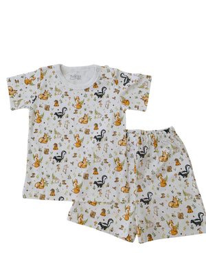 Pijama Pequenos da Floresta M/C Délicatesse