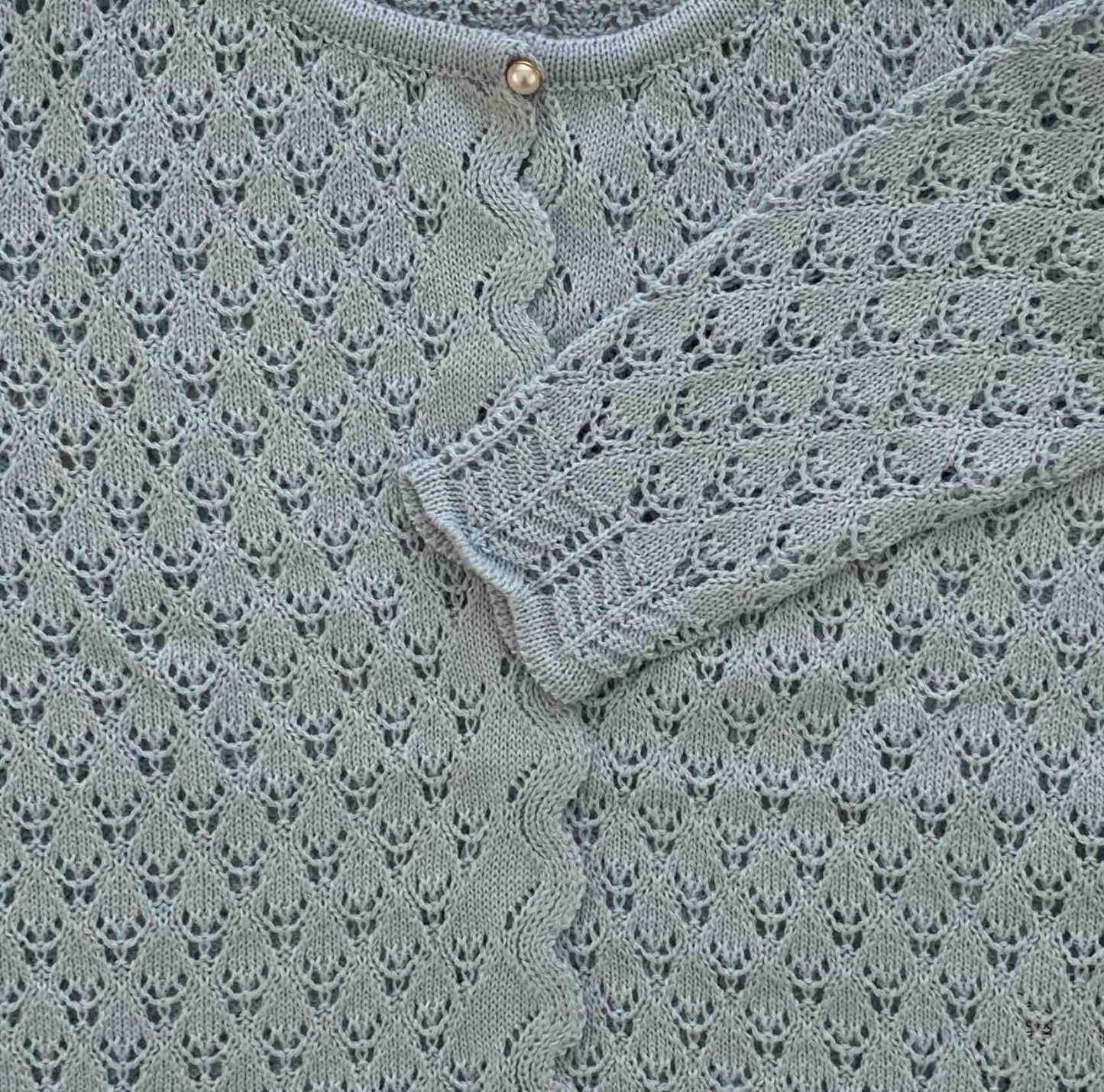 Cardigan em Tricot Azul Bebê - MON ENFANT-Bébés et Petits