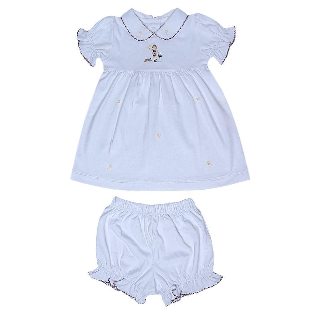 Vestido Bordado Nina - 100% Algodão Pima Peruano - MON ENFANT-Bébés et Petits