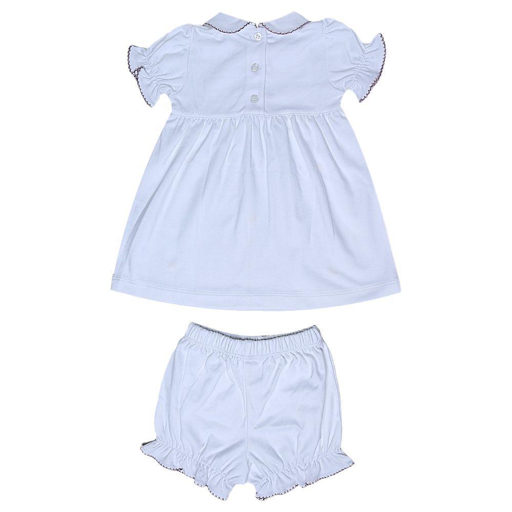 Vestido Bordado Nina - 100% Algodão Pima Peruano - MON ENFANT-Bébés et Petits