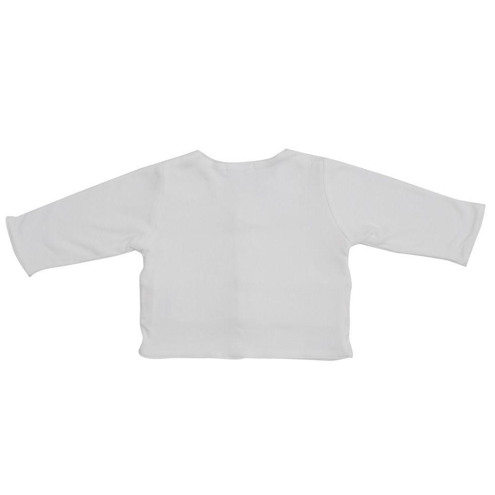 Cardigan Smock Marfin - 100% Algodão Pima Peruano - MON ENFANT-Bébés et Petits