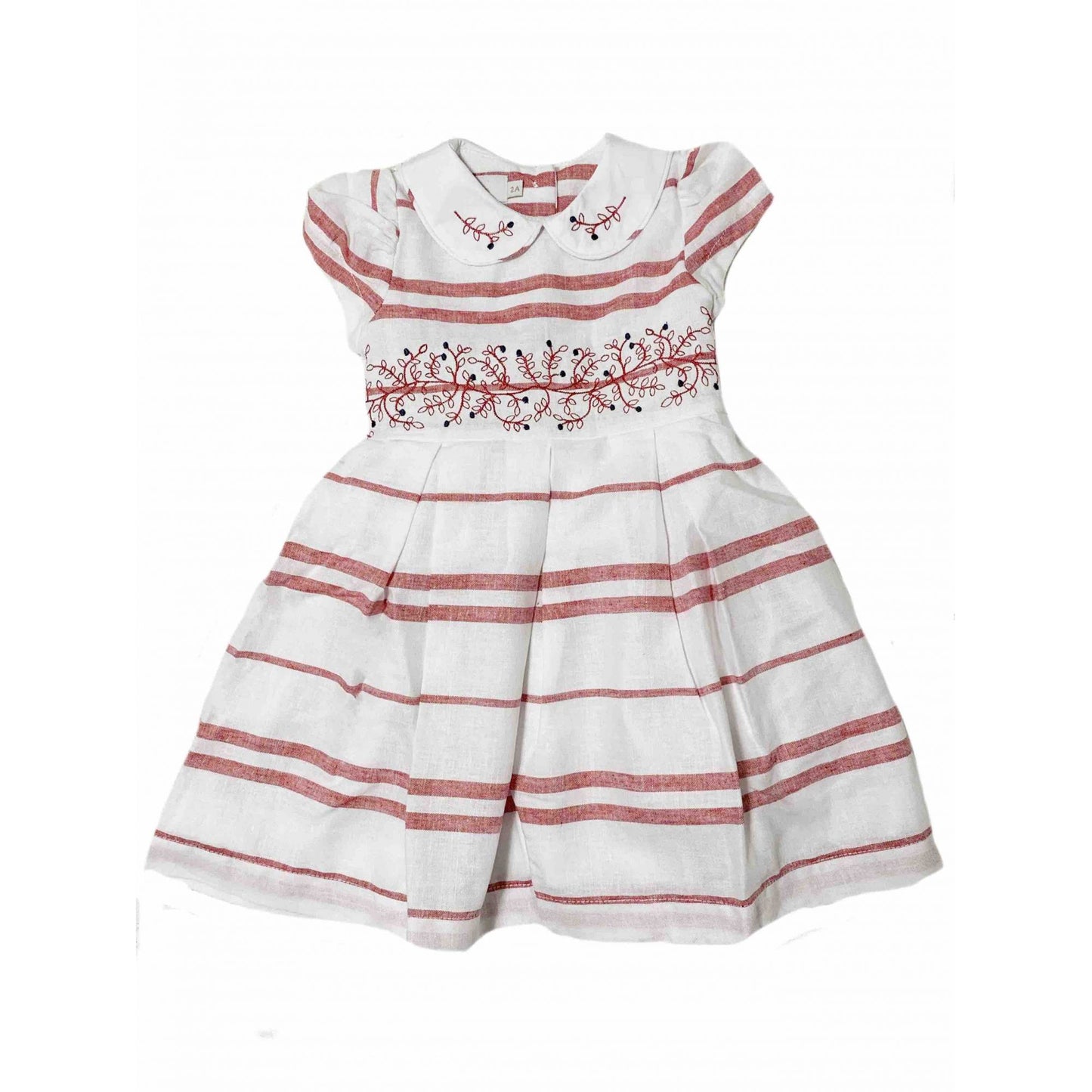 Vestido de Festa Composê Bordado com Manga - MON ENFANT-Bébés et Petits