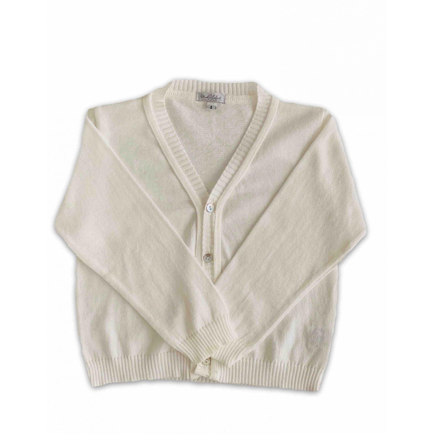 Cardigan em Tricot Off-White - MON ENFANT-Bébés et Petits