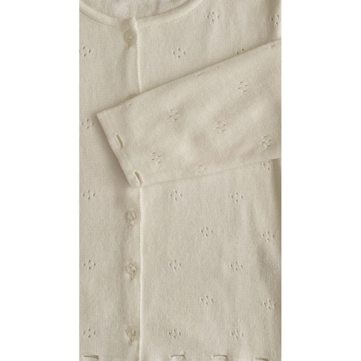 Cardigan em Tricot Off-White - MON ENFANT-Bébés et Petits