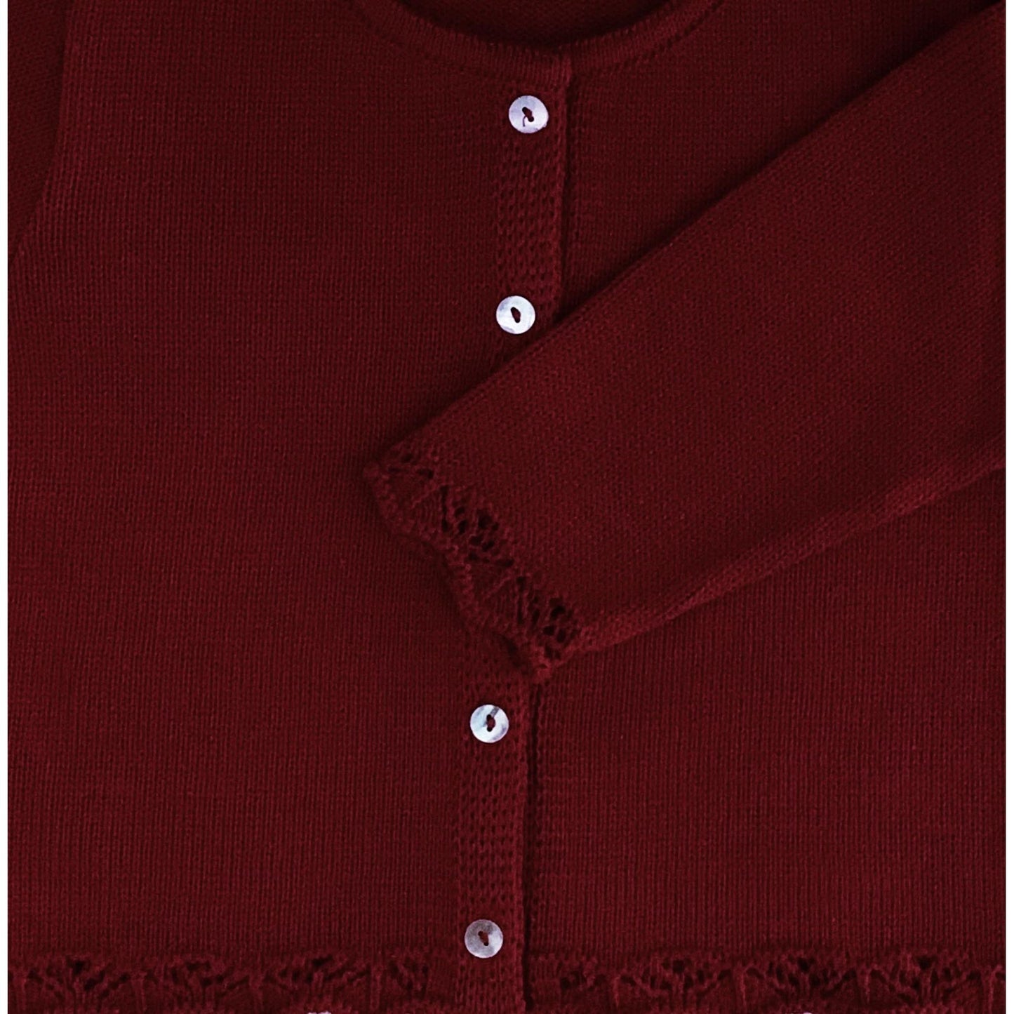 Cardigan em Tricot Vermelho - MON ENFANT-Bébés et Petits