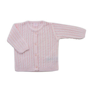 Cardigan Tranças em Tricot Argentino - MON ENFANT-Bébés et Petits