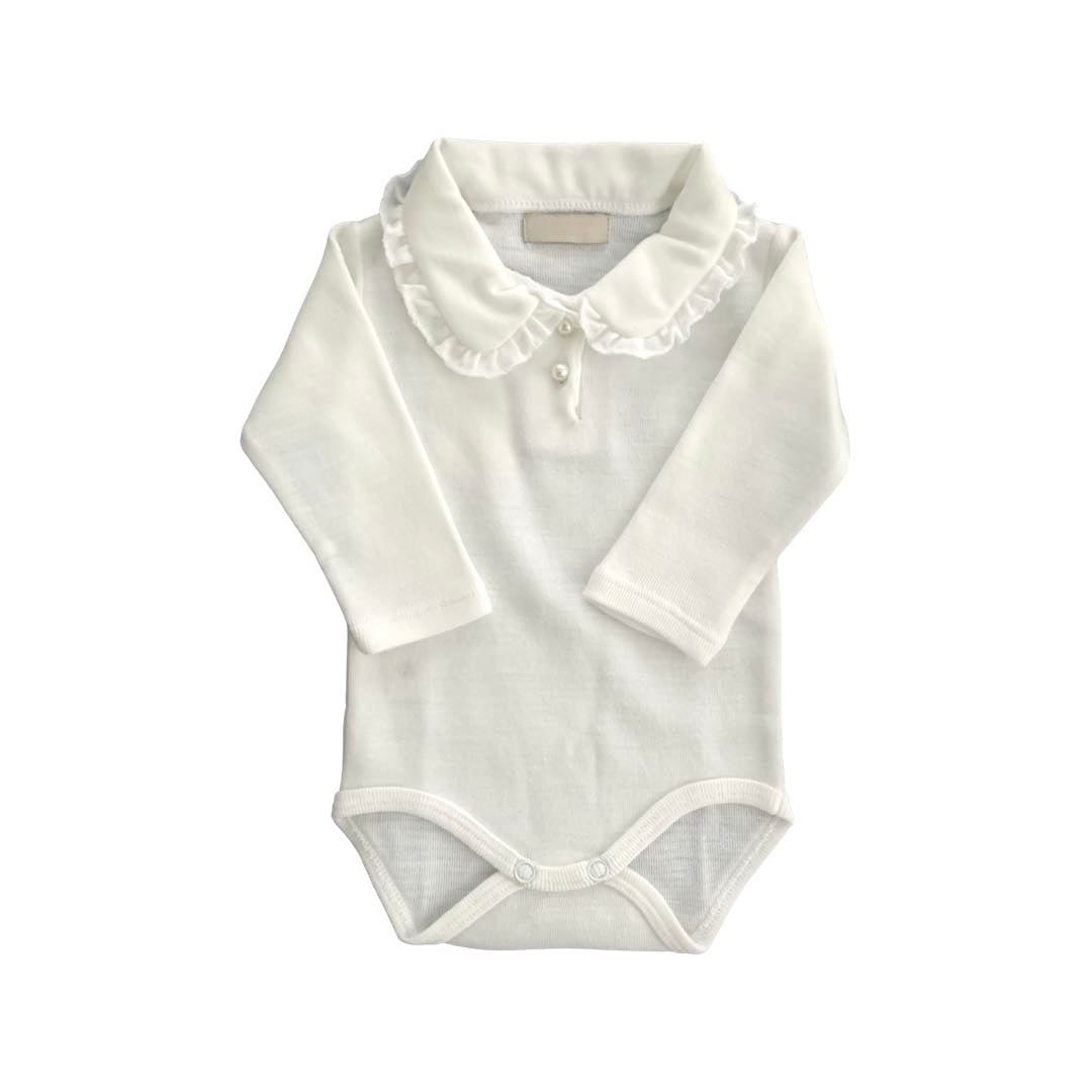 Body Gola Boneca Branco - MON ENFANT-Bébés et Petits