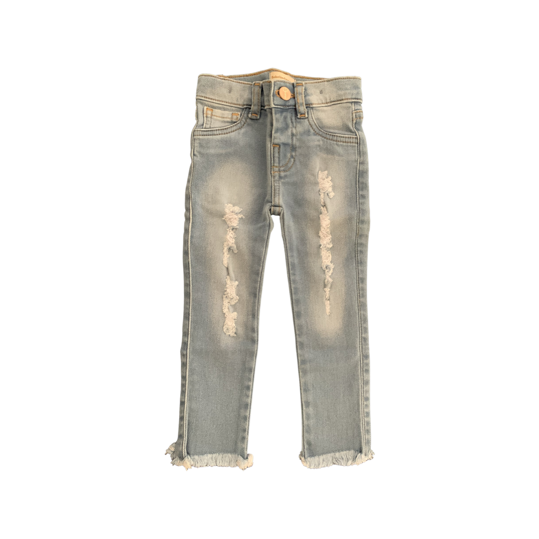 Calça Jeans Clara Rasgada - MON ENFANT-Bébés et Petits