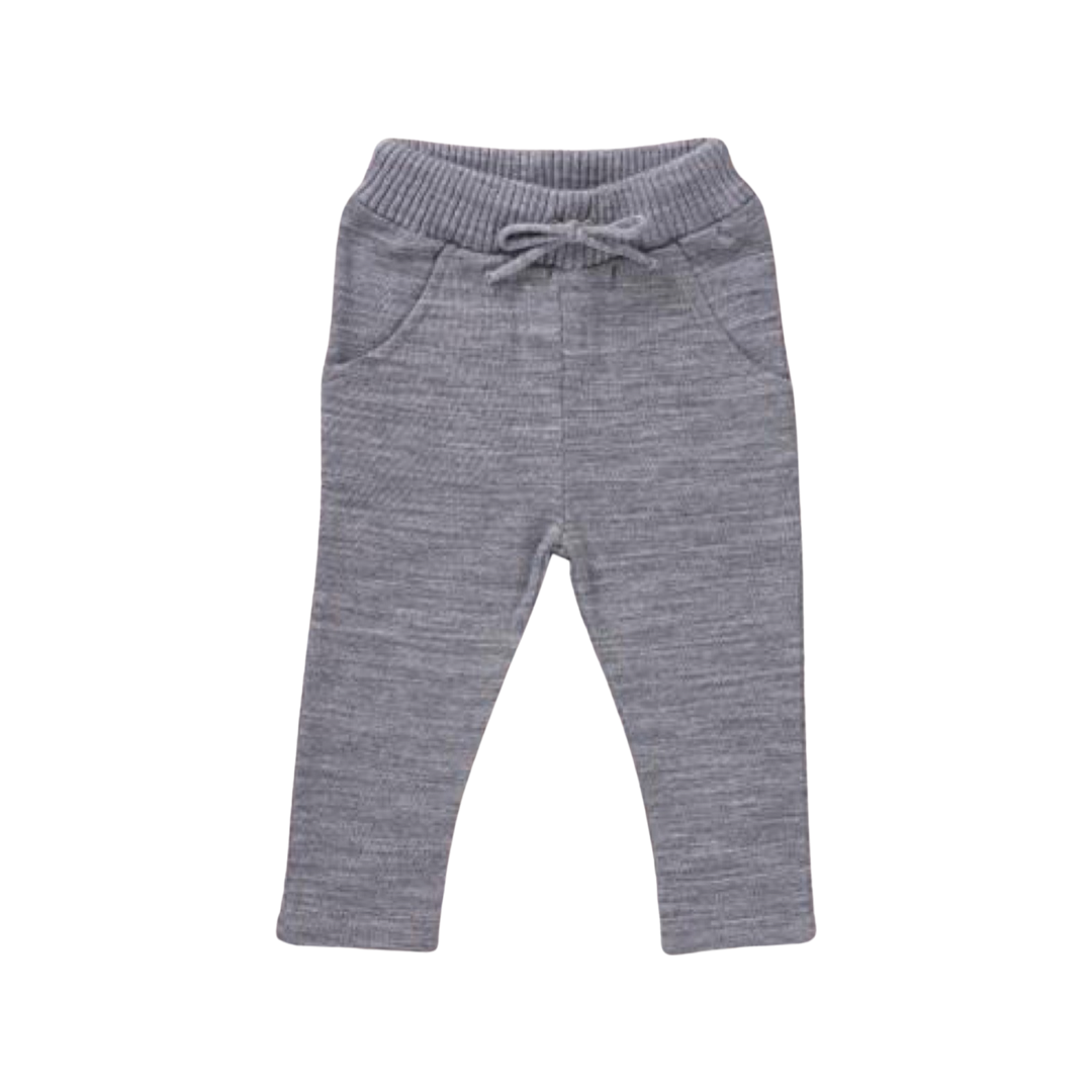 Calça Boy Reta Cinza Mescla - MON ENFANT-Bébés et Petits