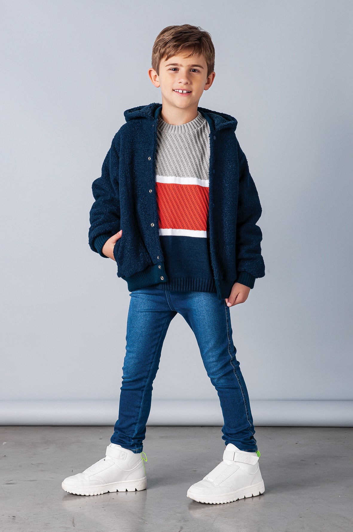Calça Jeans Básica - MON ENFANT-Bébés et Petits