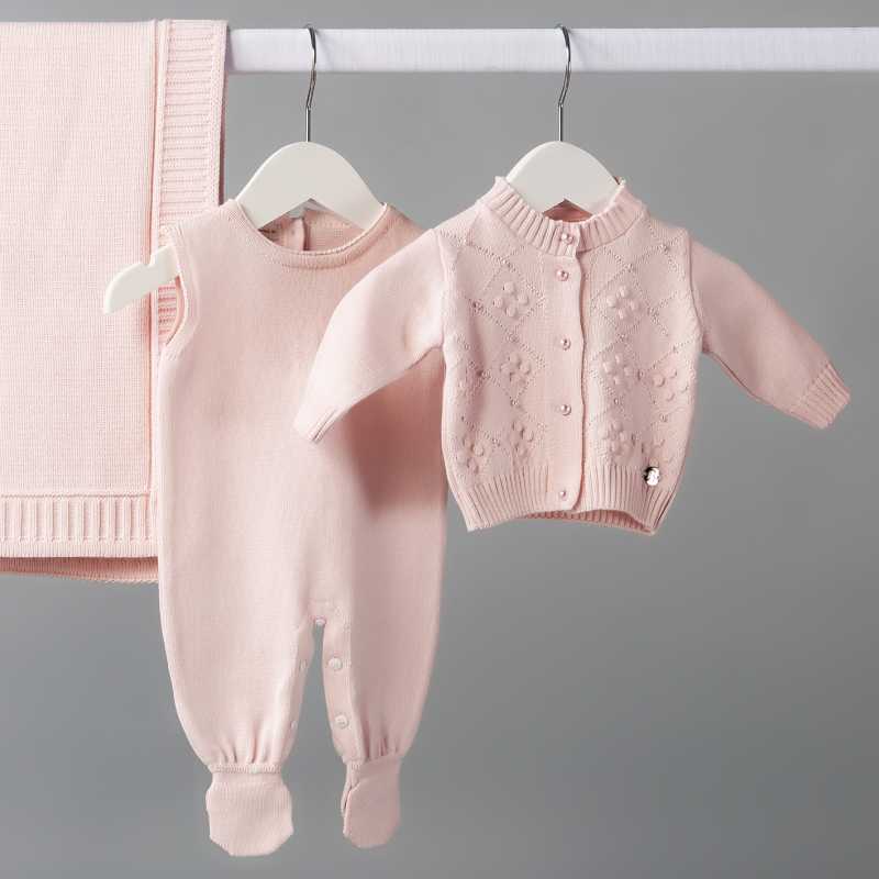 Jardineira Maternidade / Primeiros Meses - Rosa Pastel - MON ENFANT-Bébés et Petits