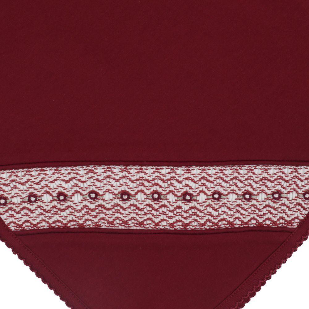 Manta Smock Vermelho - 100% Algodão Pima Peruano - MON ENFANT-Bébés et Petits