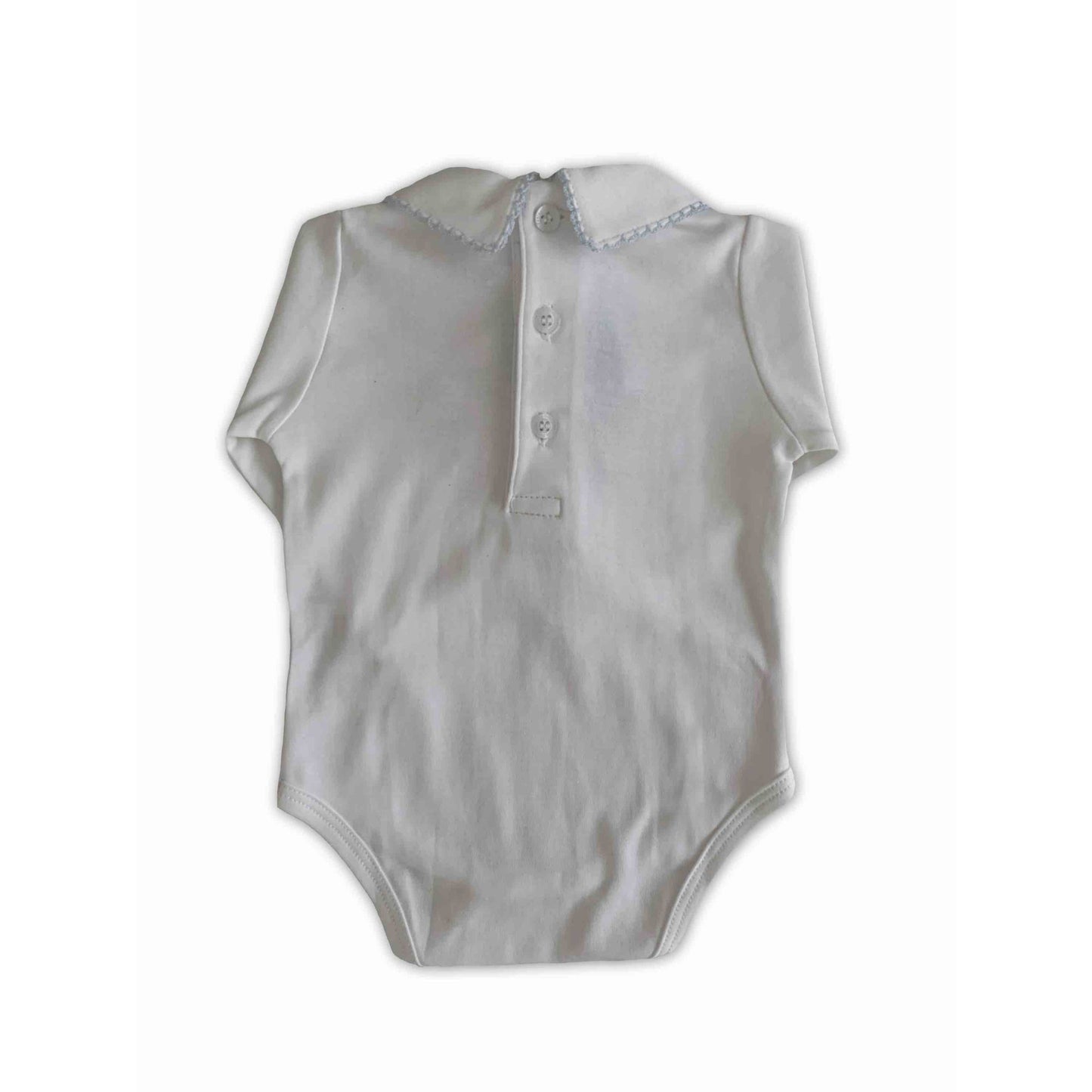 Body Menino Bordado à Mão - 100% Algodão Pima Peruano - MON ENFANT-Bébés et Petits