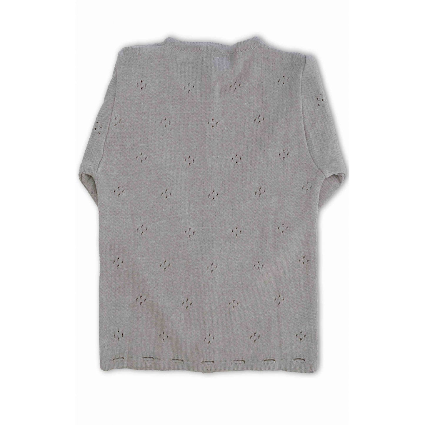 Cardigan em Tricot Cinza - MON ENFANT-Bébés et Petits