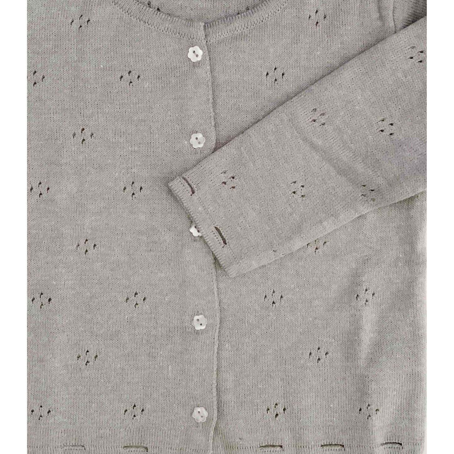 Cardigan em Tricot Cinza - MON ENFANT-Bébés et Petits