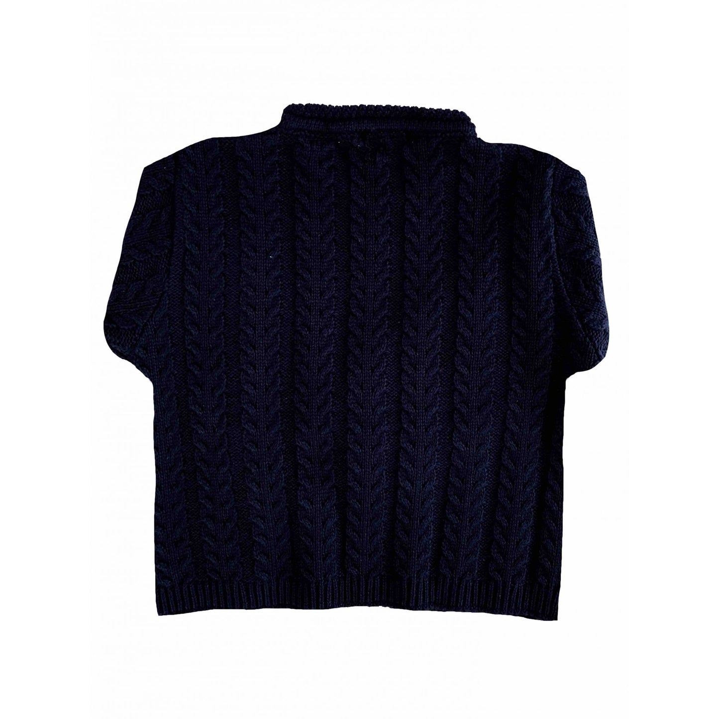 Casaco em Tricot Azul Marinho - MON ENFANT-Bébés et Petits