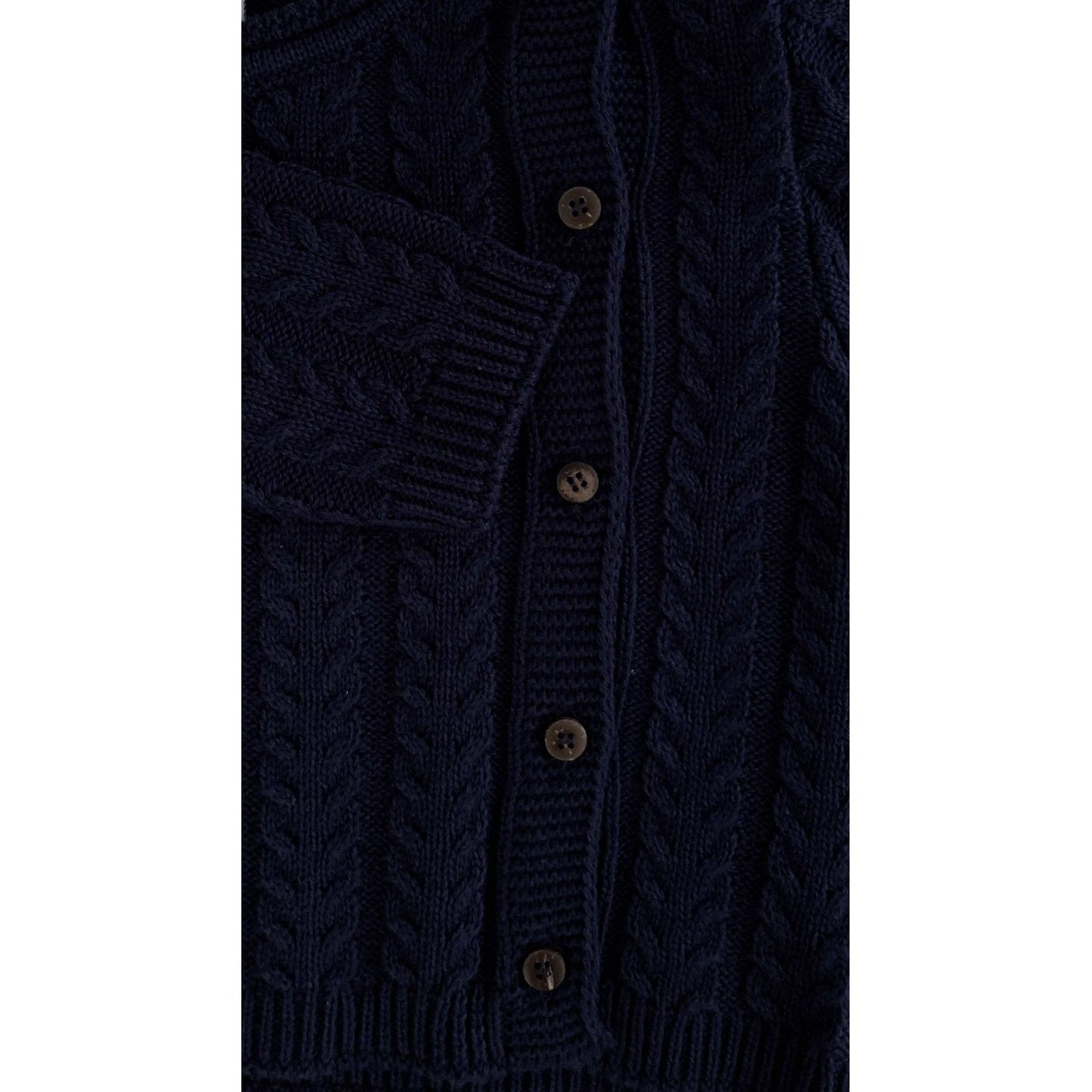 Casaco em Tricot Azul Marinho - MON ENFANT-Bébés et Petits