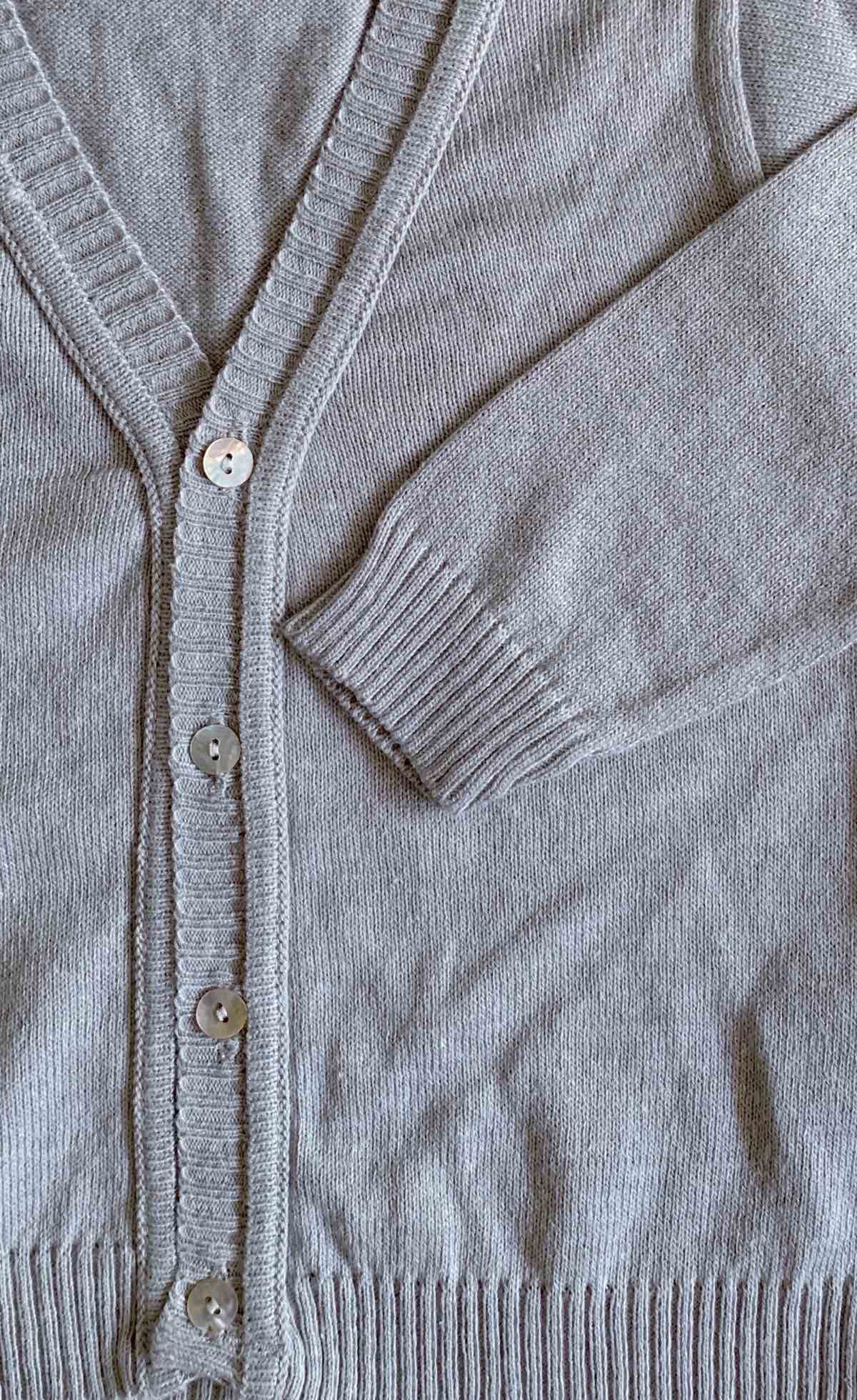 Cardigan em Tricot Cinza - MON ENFANT-Bébés et Petits