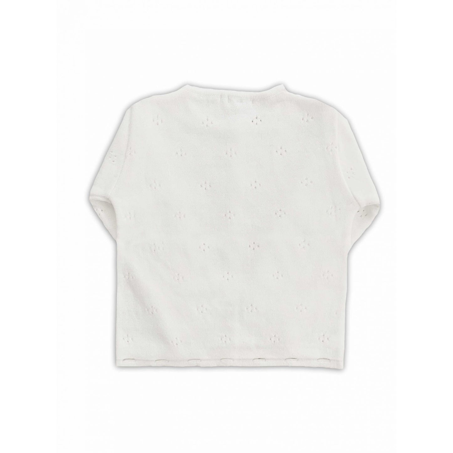 Cardigan em Tricot Branco - MON ENFANT-Bébés et Petits