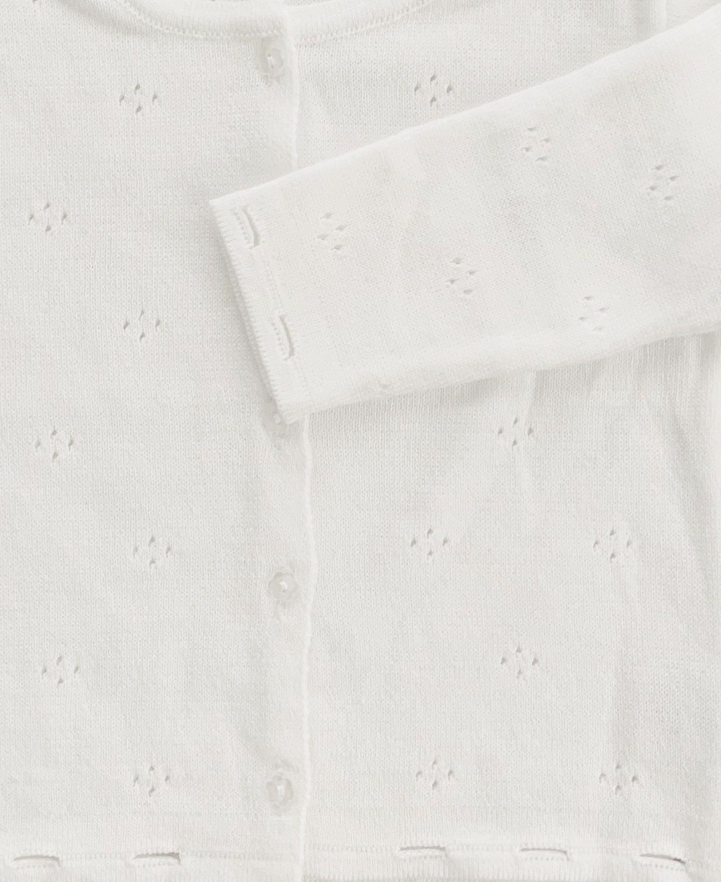 Cardigan em Tricot Branco - MON ENFANT-Bébés et Petits