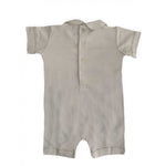 Romper Menino Smock Marfin - 100% Algodão Pima Peruano - MON ENFANT-Bébés et Petits