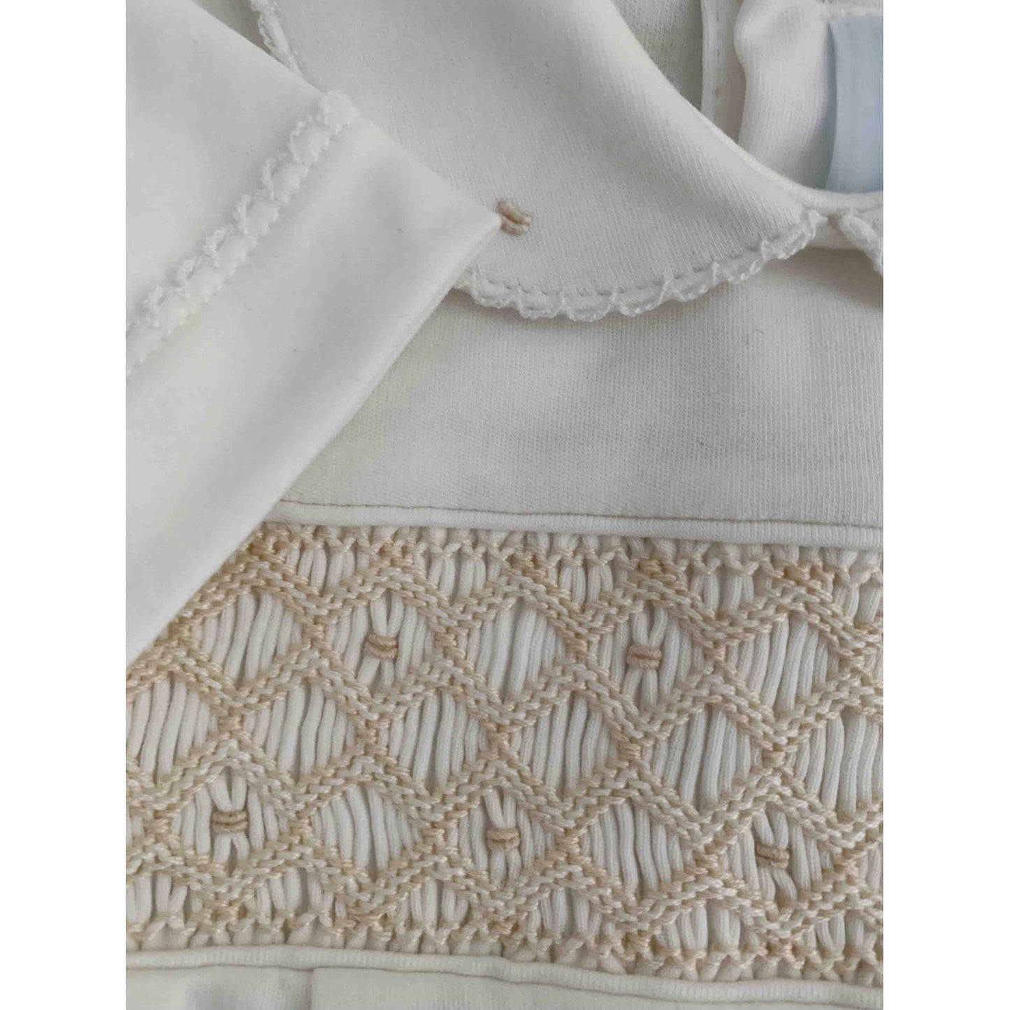 Romper Menino Smock Marfin - 100% Algodão Pima Peruano - MON ENFANT-Bébés et Petits