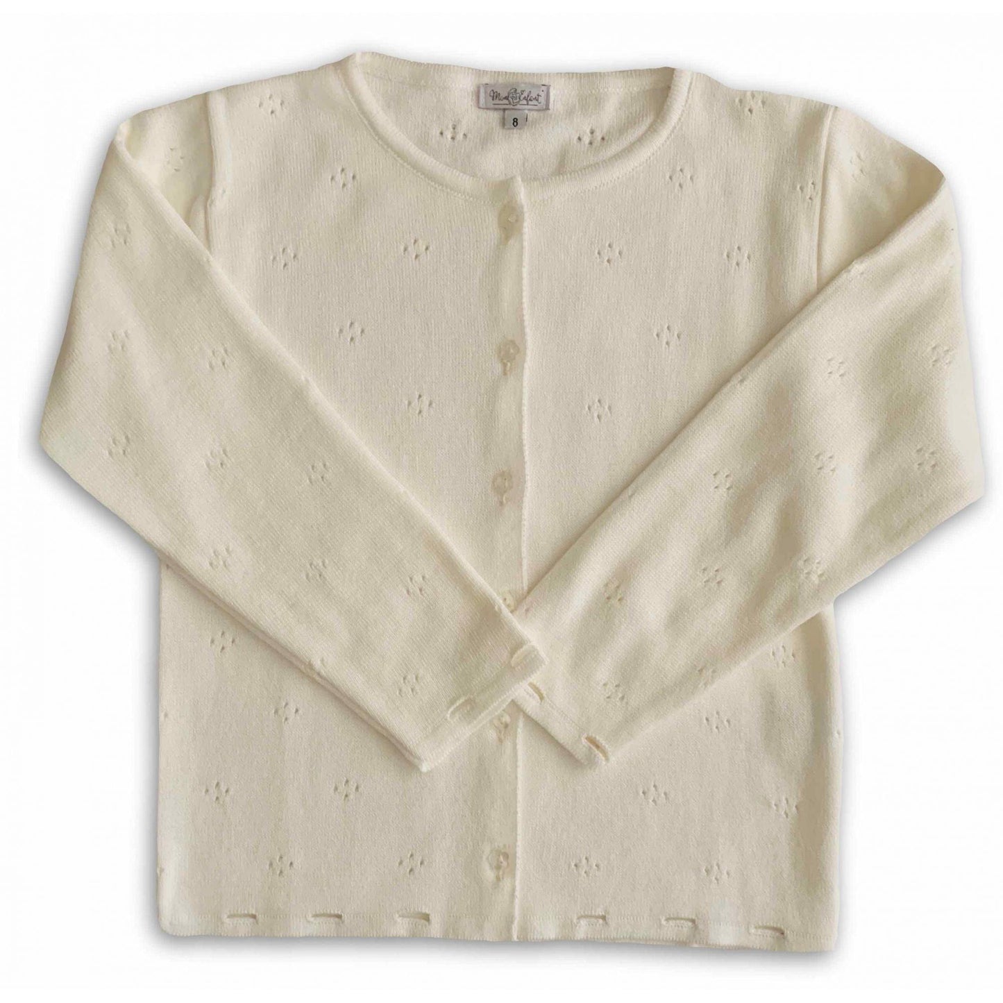 Cardigan em Tricot Off-White - MON ENFANT-Bébés et Petits