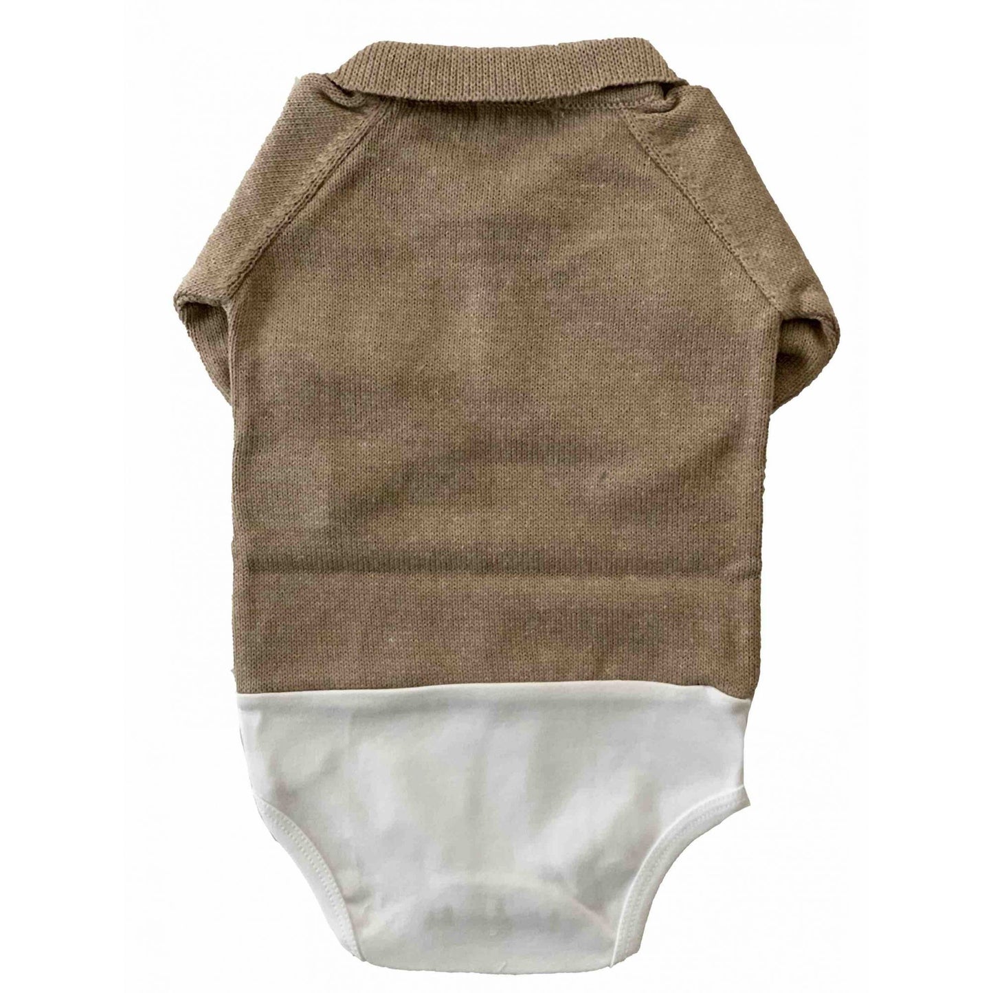 Body Tricot Caqui - MON ENFANT-Bébés et Petits