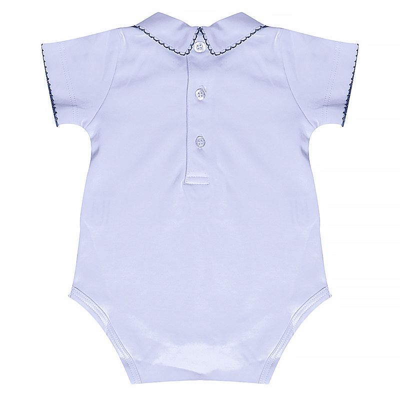 Body Pico Nino Bordado à mão - 100% Algodão Pima Peruano - MON ENFANT-Bébés et Petits