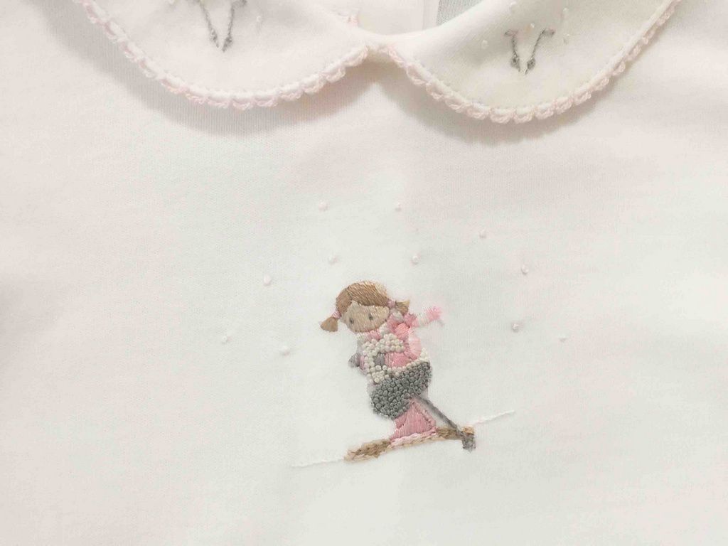Body Esqui Nina - 100% Algodão Pima Peruano - MON ENFANT-Bébés et Petits