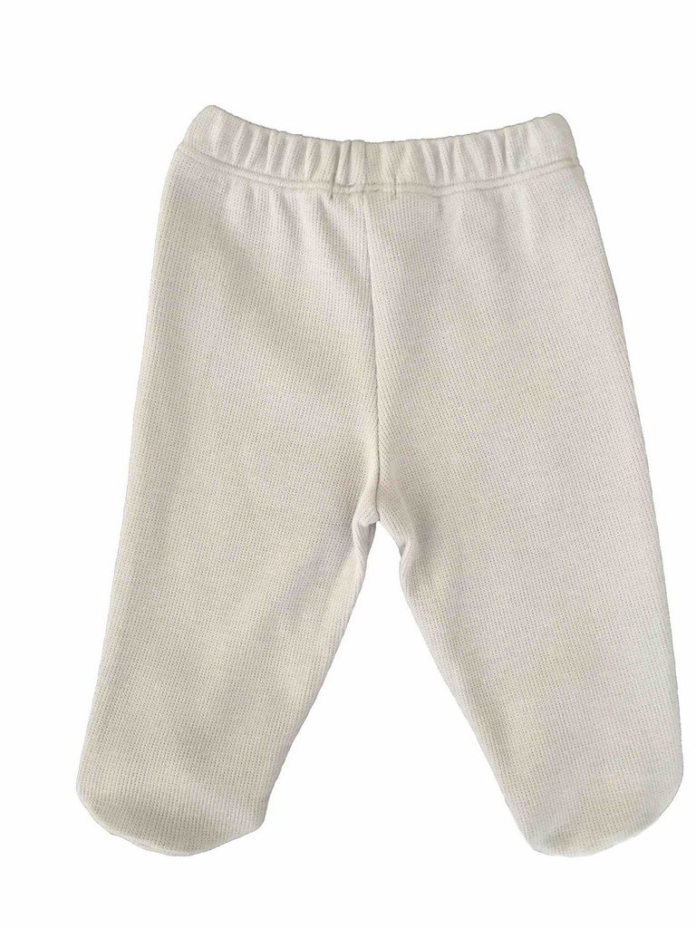 Calça Cinza Smock Nina - 100% Algodão Pima Peruano - MON ENFANT-Bébés et Petits