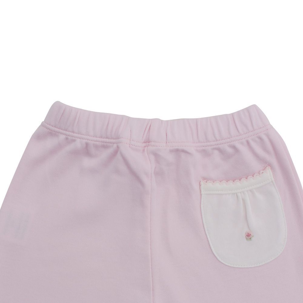 Calça Smock Rosa - 100% Algodão Pima Peruano - MON ENFANT-Bébés et Petits