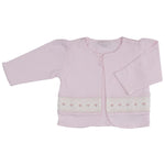 Cardigan Smock Rosa  - 100% Algodão Pima Peruano