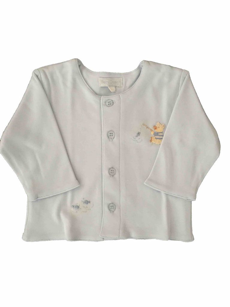 Cardigan Urso Pescador - 100% Algodão Pima Peruano - MON ENFANT-Bébés et Petits