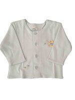 Cardigan Urso Pescador  - 100% Algodão Pima Peruano