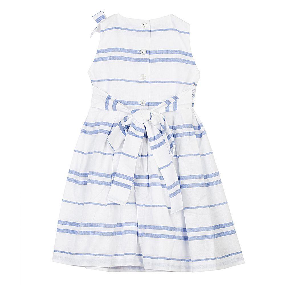 Vestido Festa Composê Bordado Gola Canoa Capri - MON ENFANT-Bébés et Petits
