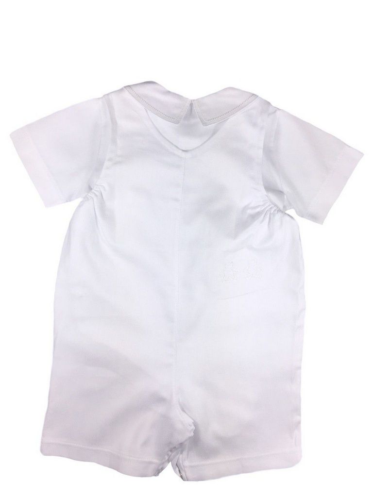 Conjunto de Jardineira para Batizado Nino - Fío Egípcio - MON ENFANT-Bébés et Petits