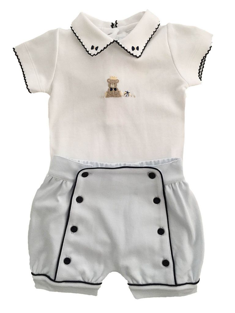 Conjunto Rei Ursinho - 100% Algodão Pima Peruano - MON ENFANT-Bébés et Petits