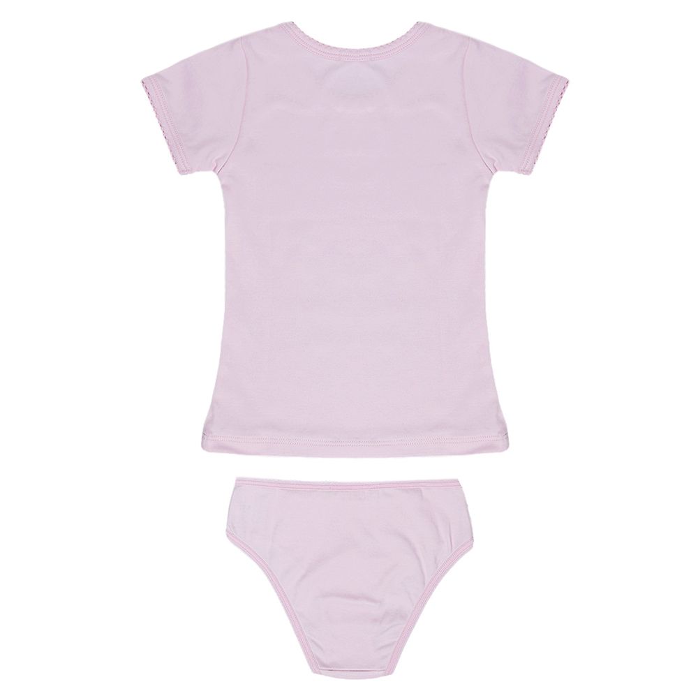 T-shirt Nina Bordada à Mão - 100% Algodão Pima Peruano - MON ENFANT-Bébés et Petits