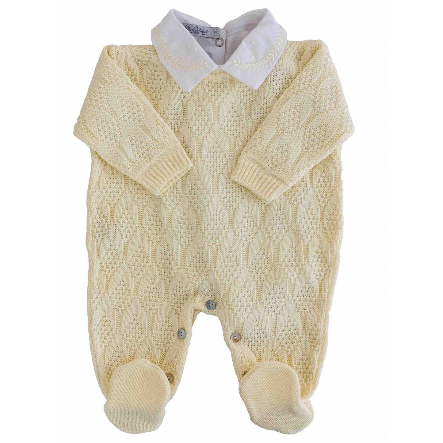 Conjunto Saída da Maternidade em Tricot Coleção Alecrim - MON ENFANT-Bébés et Petits