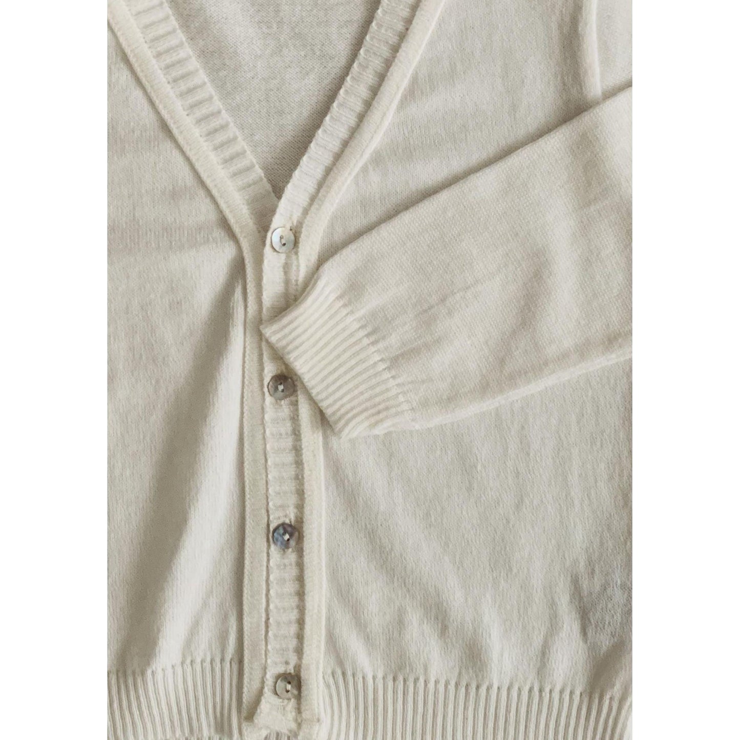 Cardigan em Tricot Off-White - MON ENFANT-Bébés et Petits