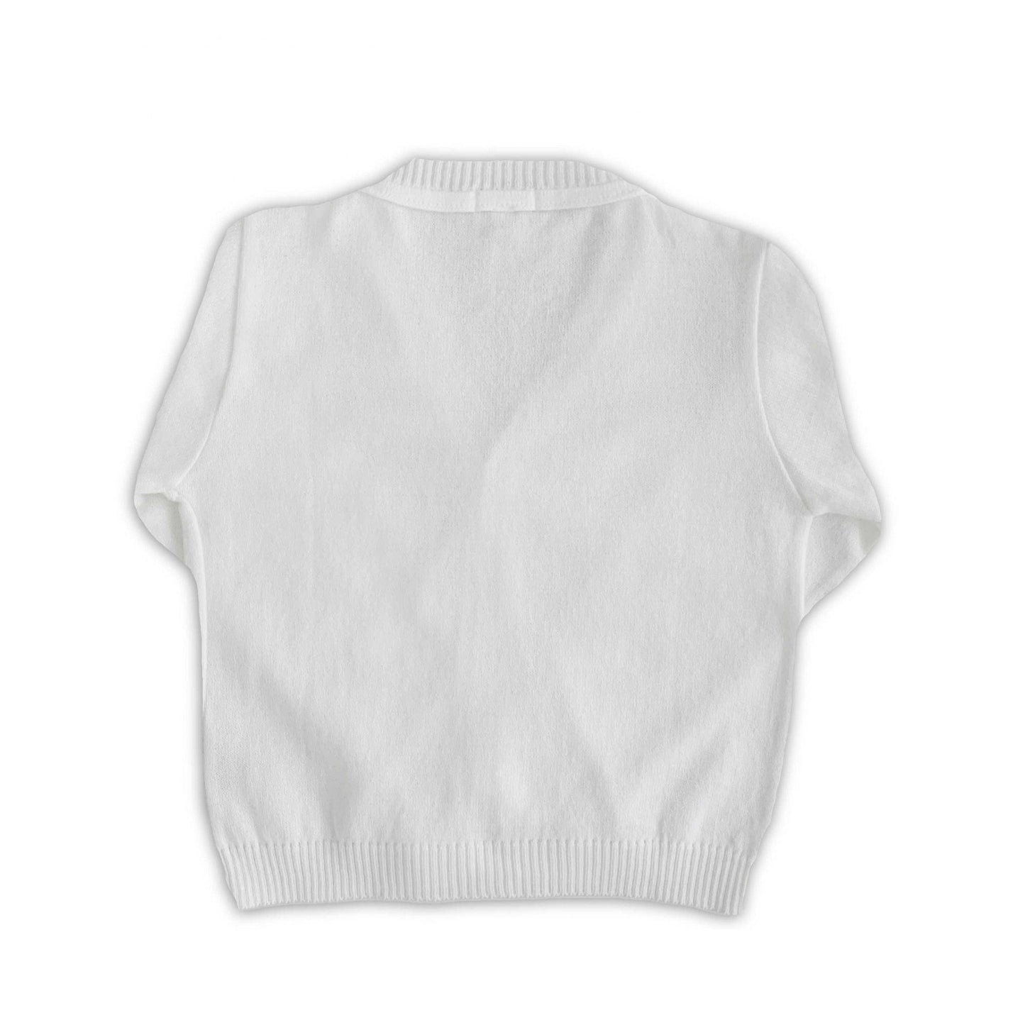 Cardigan em Tricot Branco - MON ENFANT-Bébés et Petits