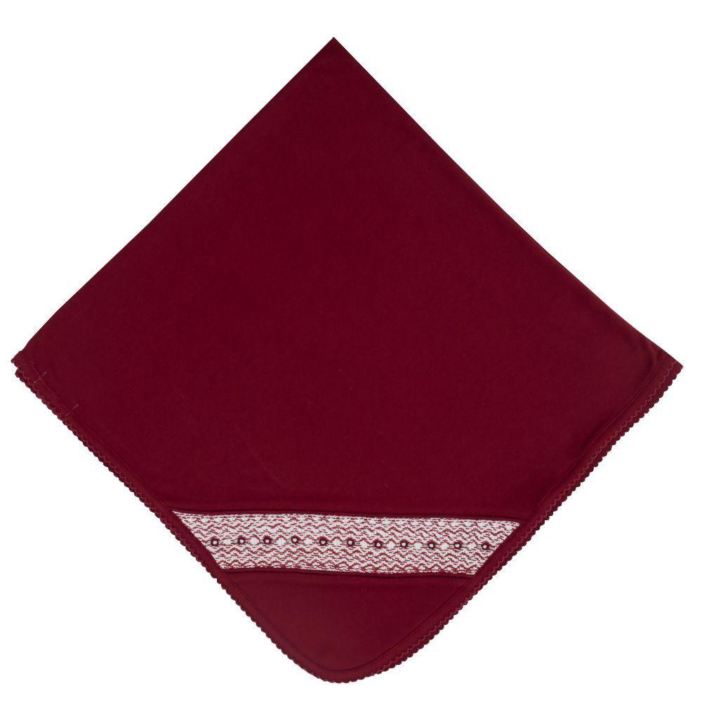 Manta Smock Vermelho - 100% Algodão Pima Peruano - MON ENFANT-Bébés et Petits