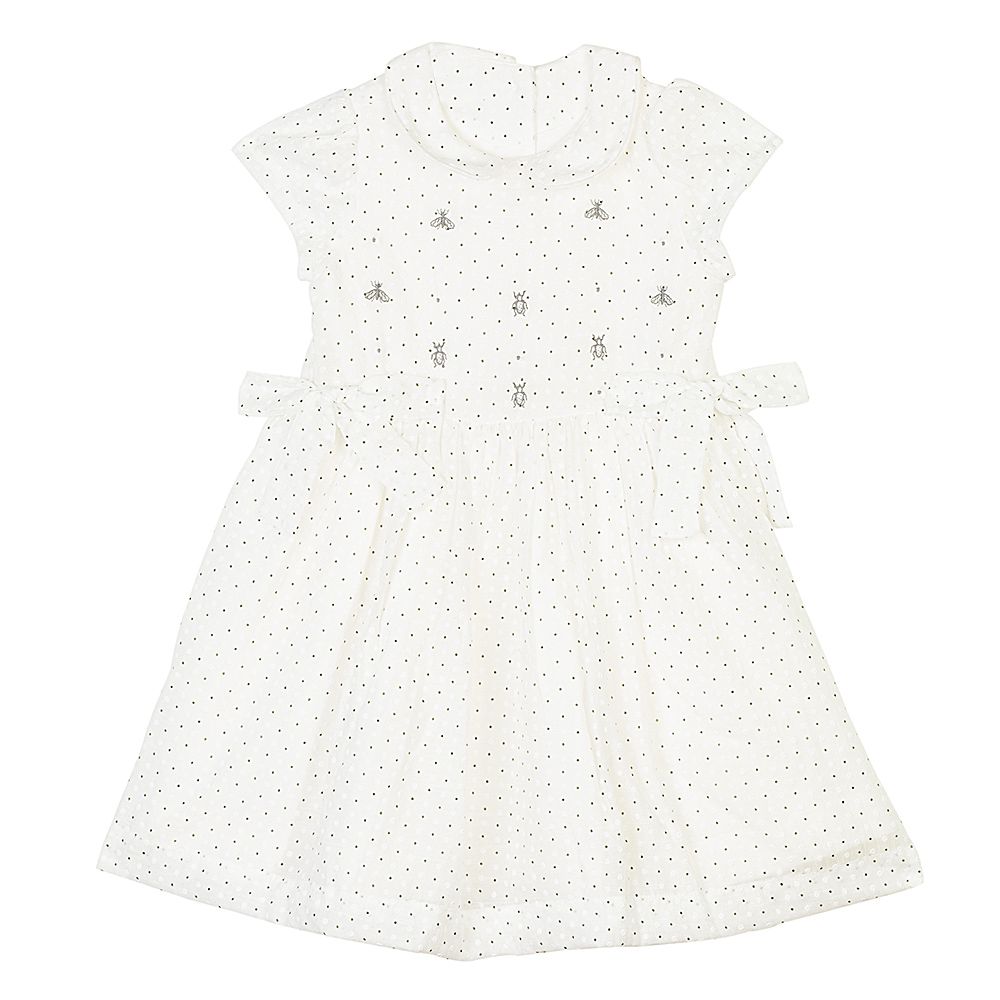 Vestido Festa Bordado de Poá Veneza - MON ENFANT-Bébés et Petits